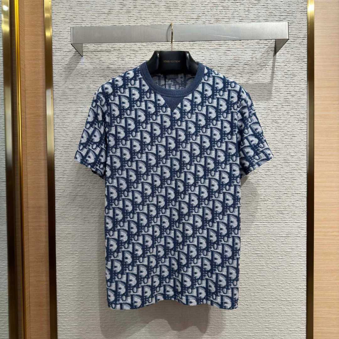 Dior Oblique T-Shirt, Relaxed Fit  - FashionPlug