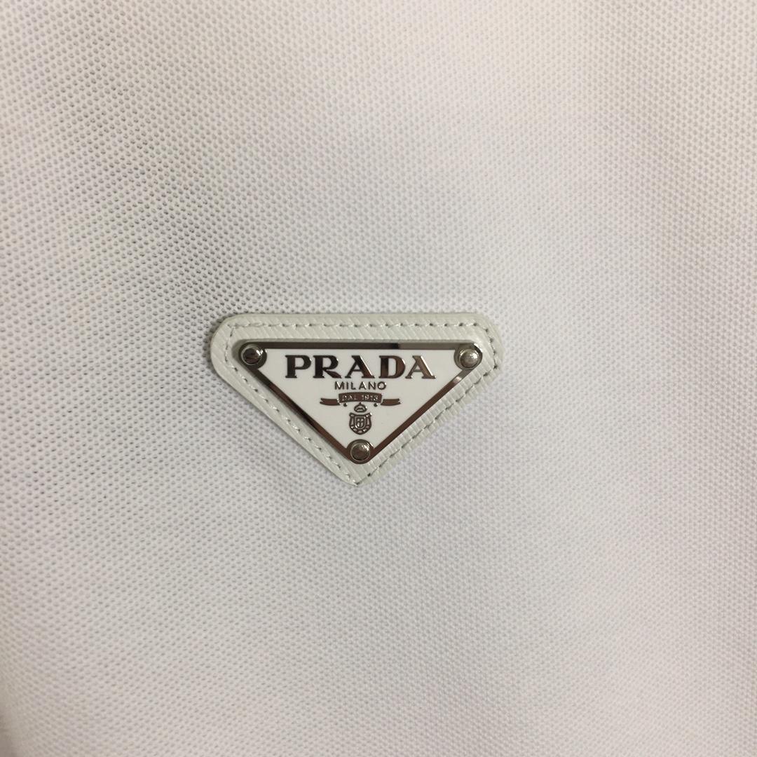 Prada Piqué Polo Shirt - FashionPlug