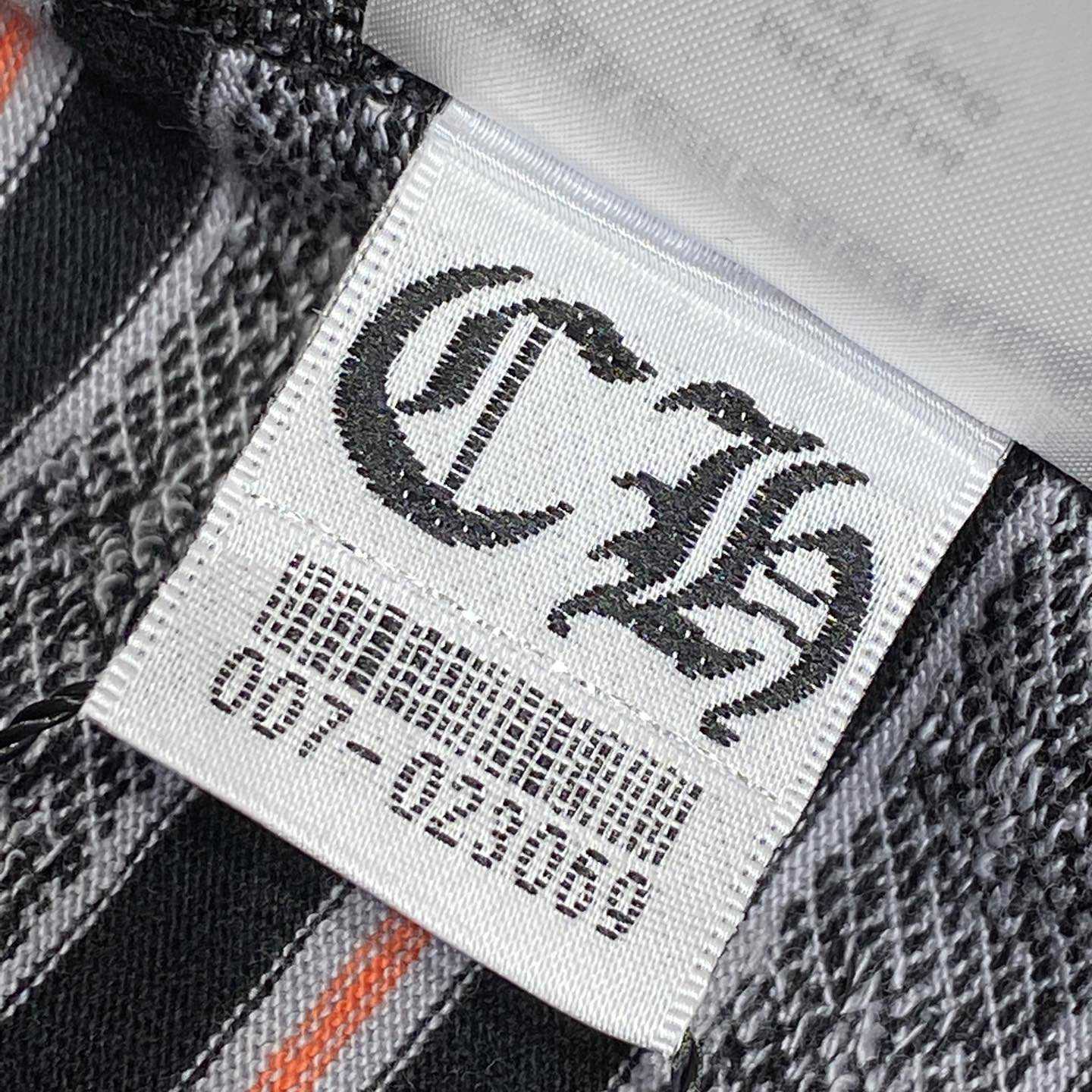 Chrome Hearts Script Logo Stripe Short Sleeve Tee - FashionPlug