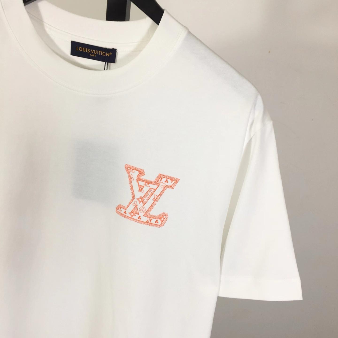 Louis Vuitton Cotton T-Shirt     - FashionPlug