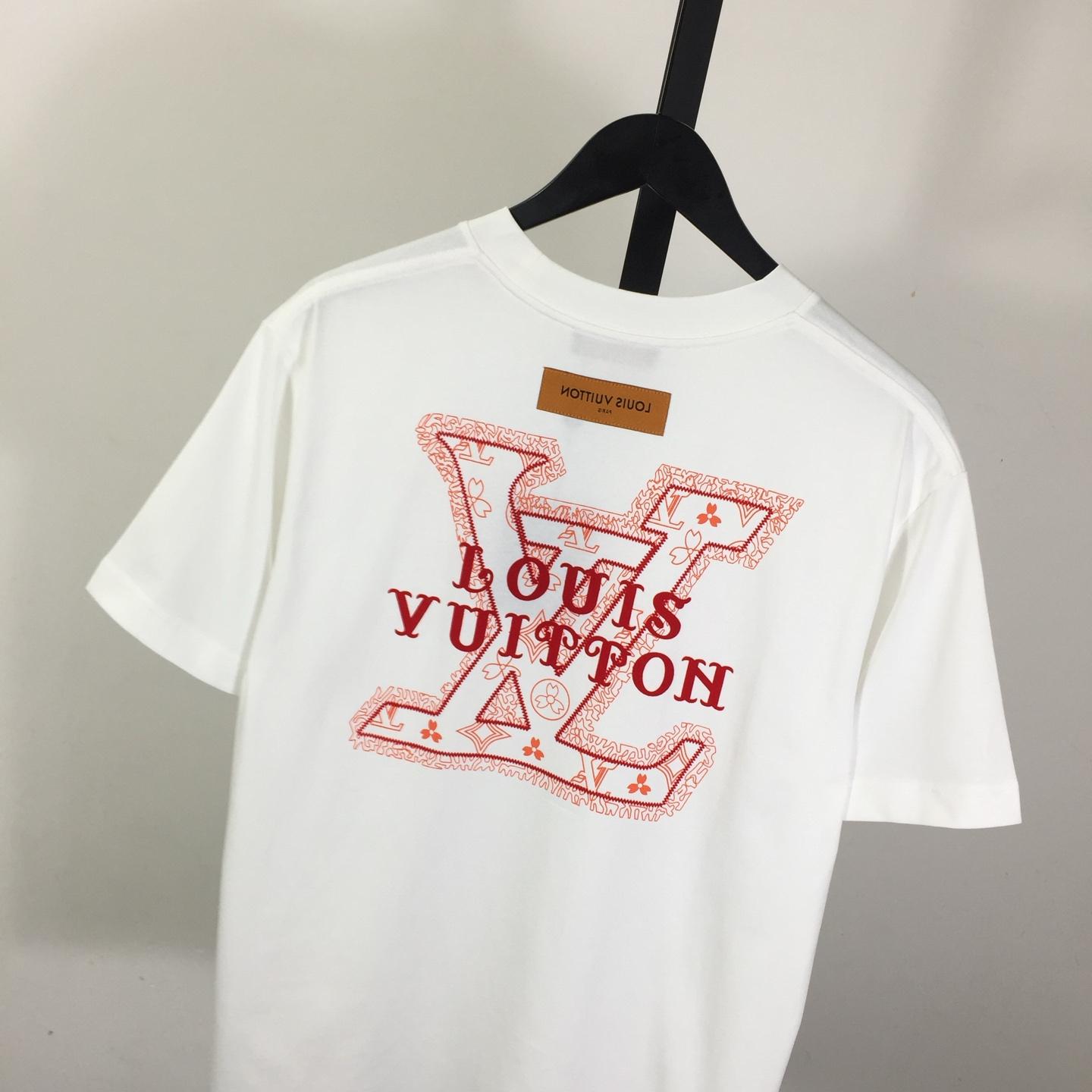 Louis Vuitton Cotton T-Shirt     - FashionPlug