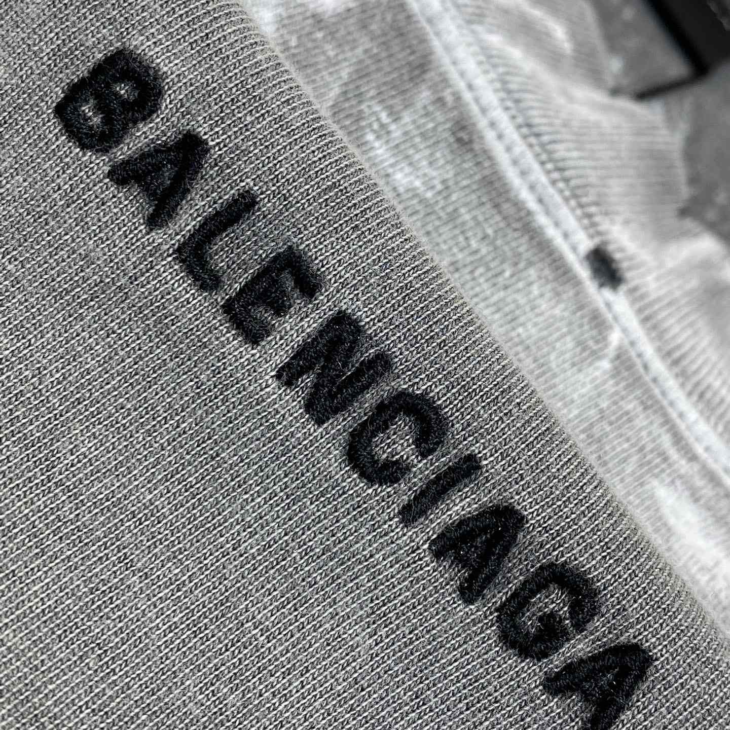 Balenciaga Back T-Shirt Medium Fit In Grey - FashionPlug