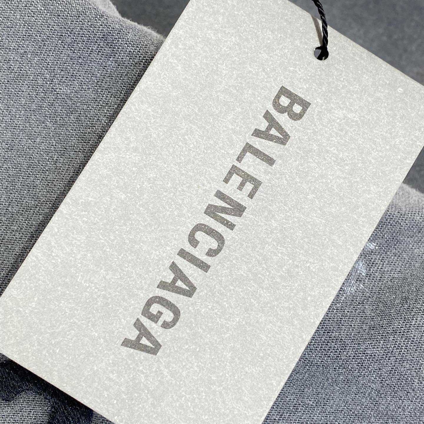 Balenciaga Back T-Shirt Medium Fit In Grey - FashionPlug