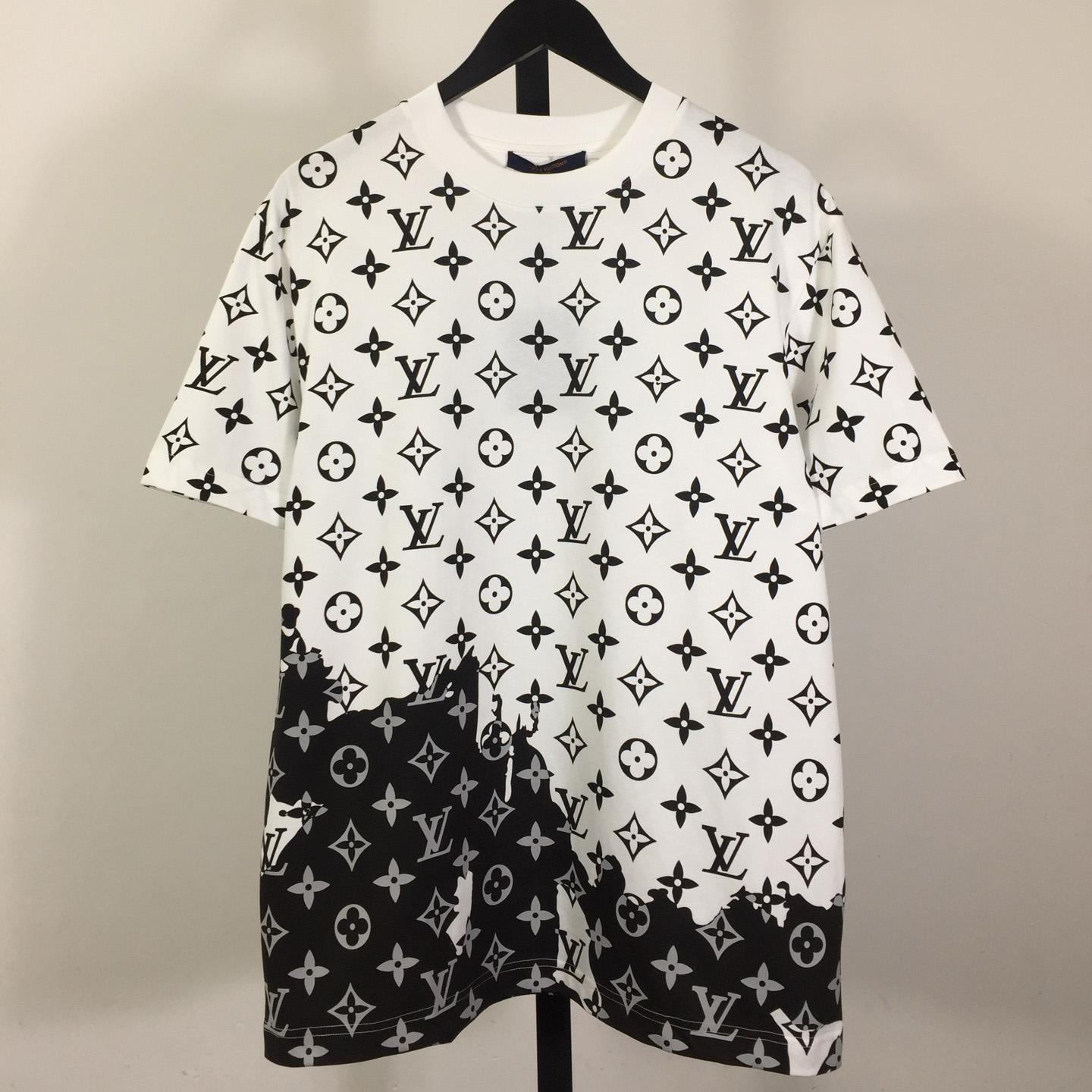 Louis Vuitton Gradient Monogram Cotton T-Shirt     - FashionPlug