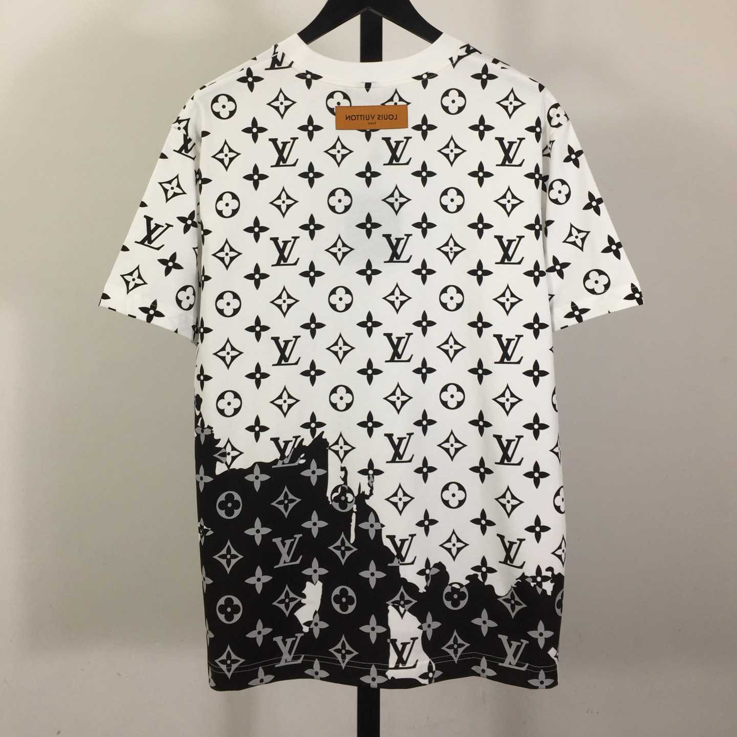 Louis Vuitton Gradient Monogram Cotton T-Shirt     - FashionPlug