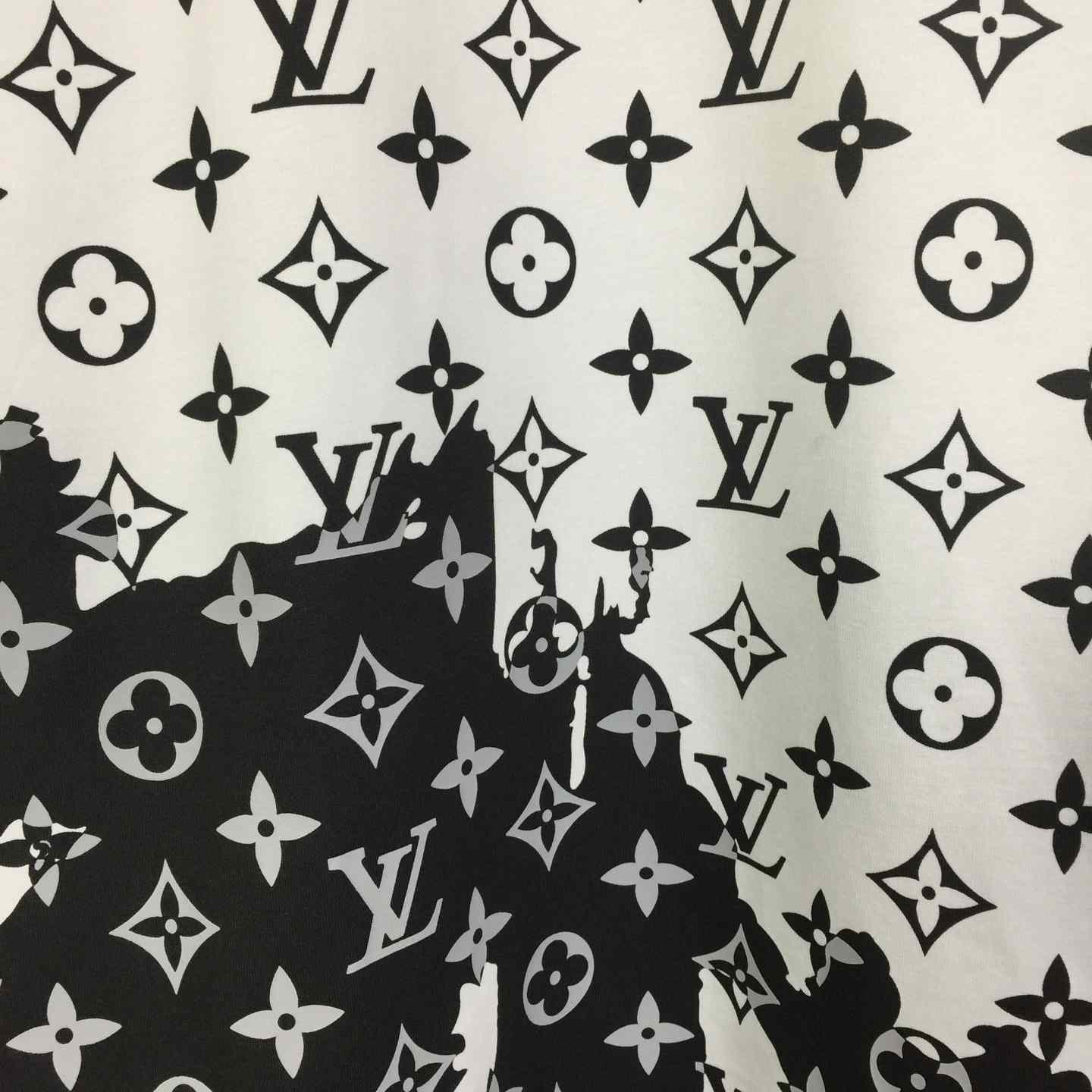 Louis Vuitton Gradient Monogram Cotton T-Shirt     - FashionPlug