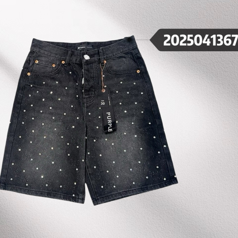 Purple-Brand Denim Shorts    1367 - FashionPlug