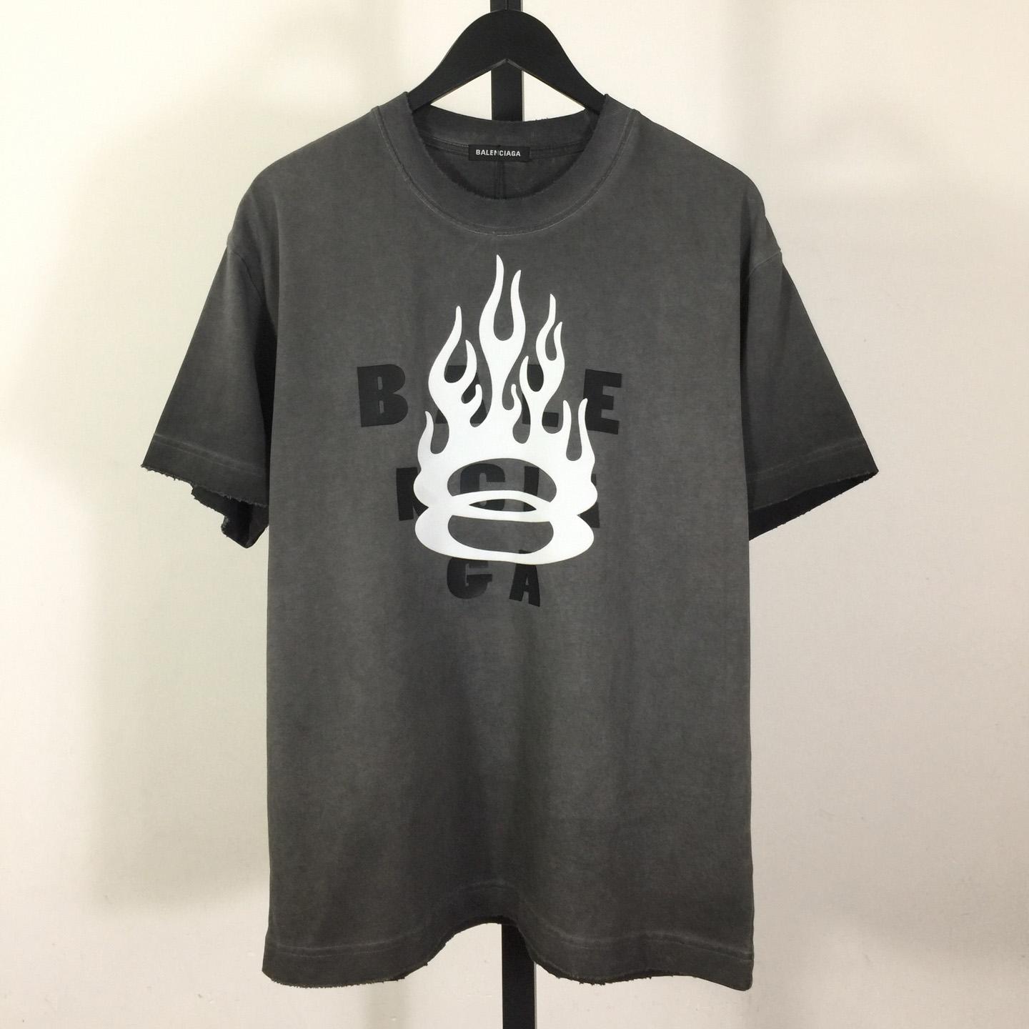 Balenciaga Cotton T-Shirt     - FashionPlug