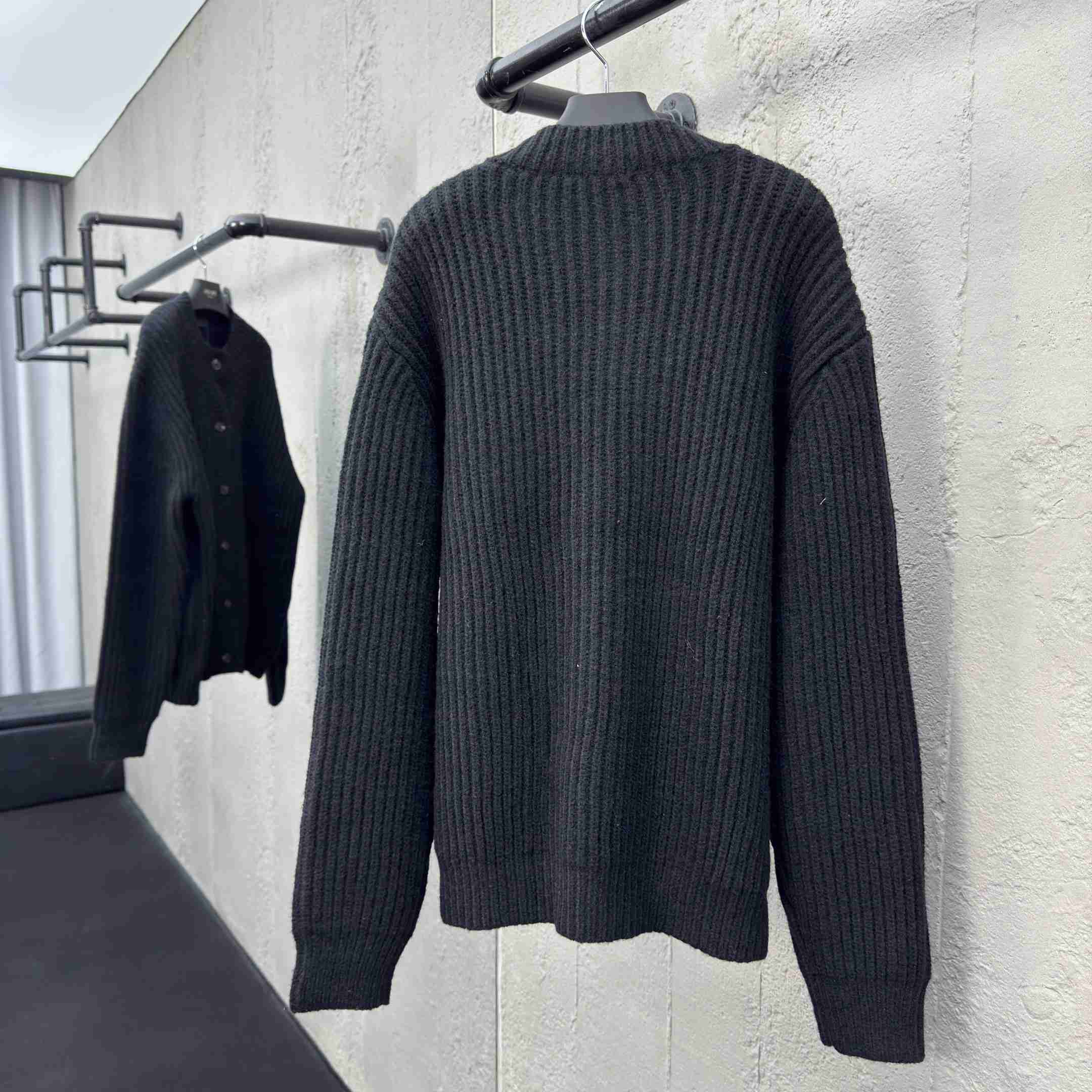 Prada Cashgora Button-Up Ribbed-Knitted Cardigan - FashionPlug