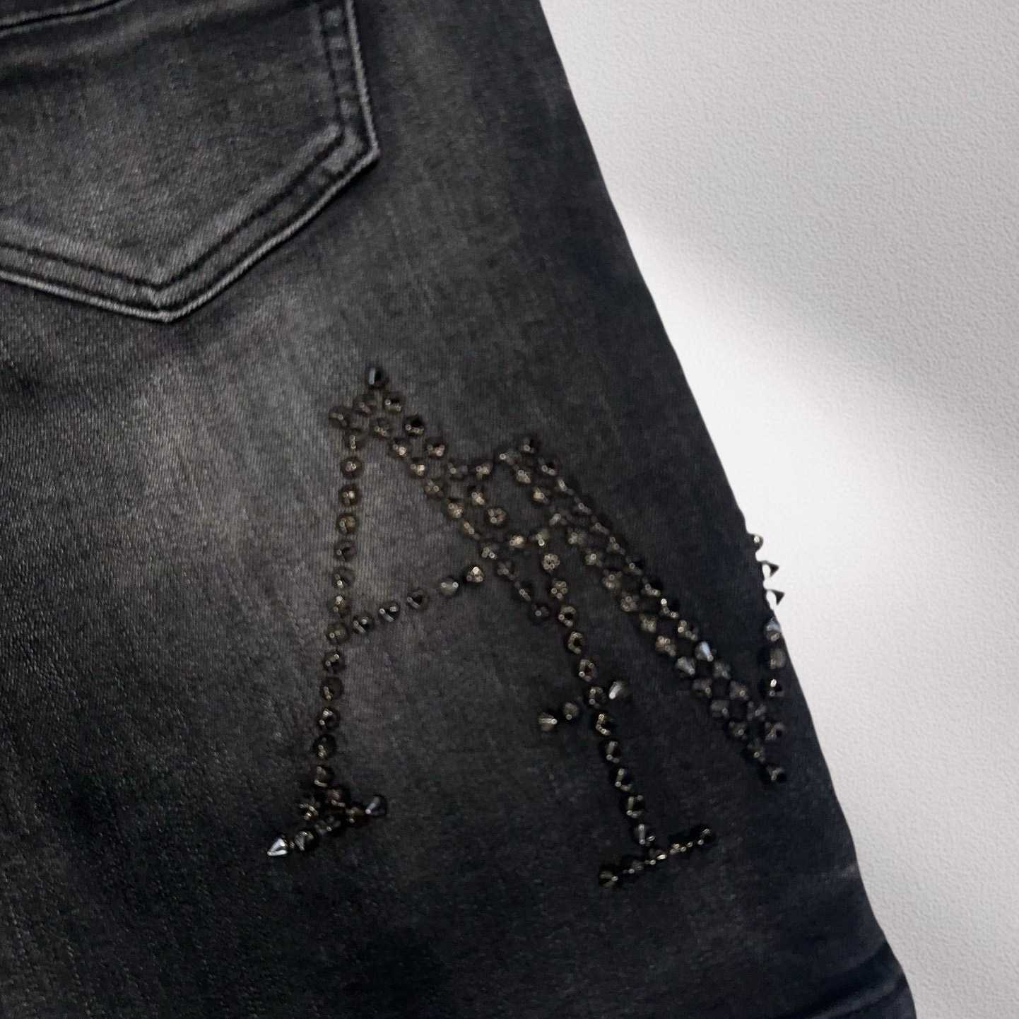 Amiri Denim Shorts     8014 - FashionPlug