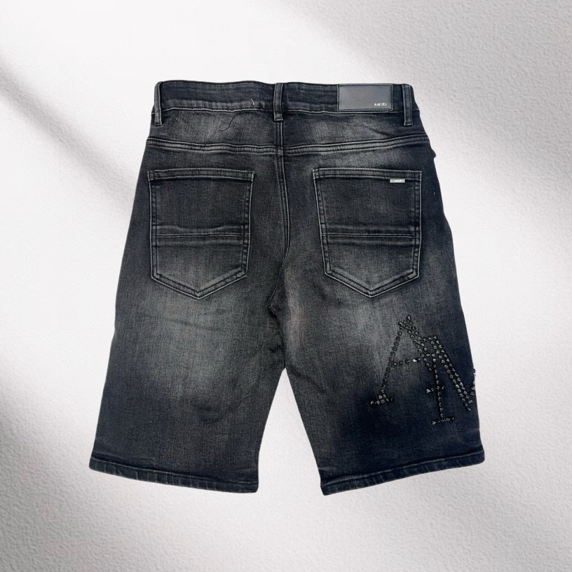 Amiri Denim Shorts     8014 - FashionPlug