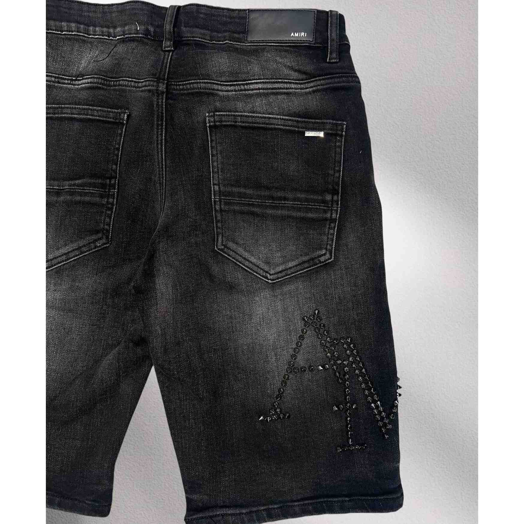 Amiri Denim Shorts     8014 - FashionPlug