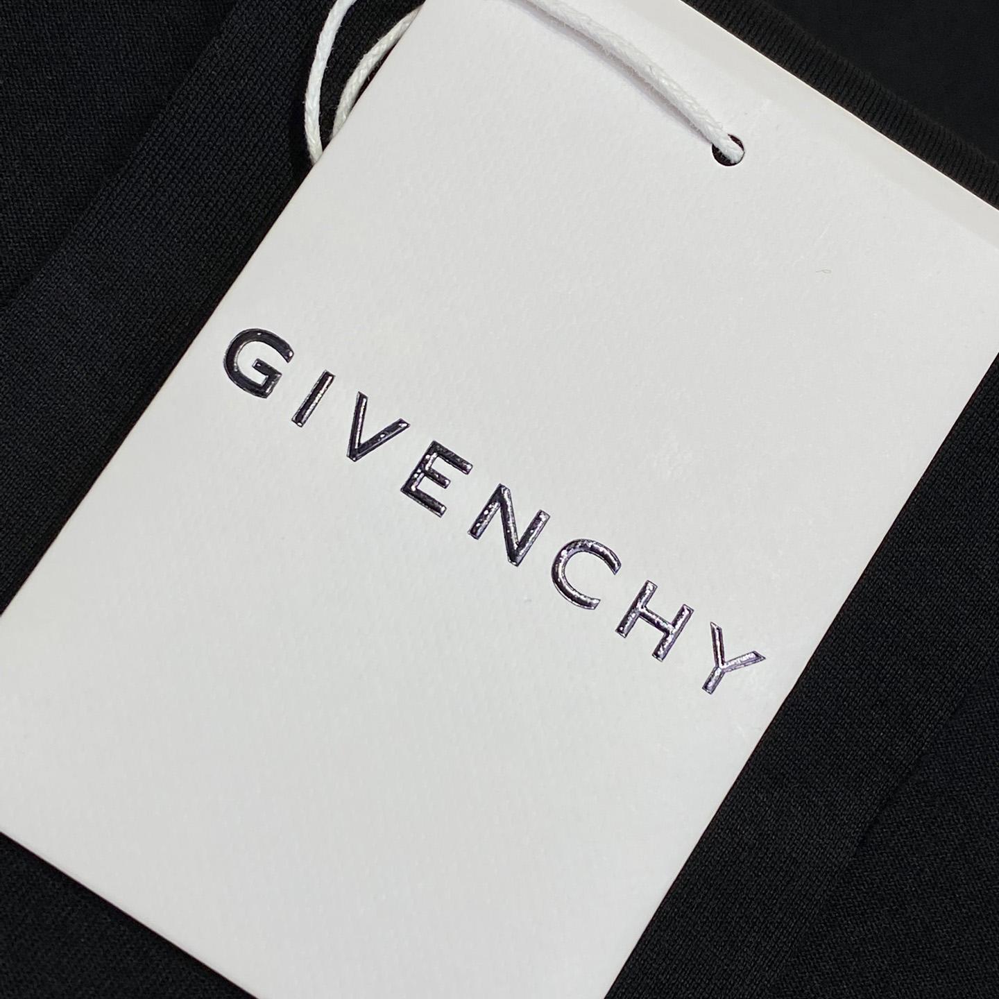 Givenchy T-shirt In Cotton With HG Embroidery - FashionPlug