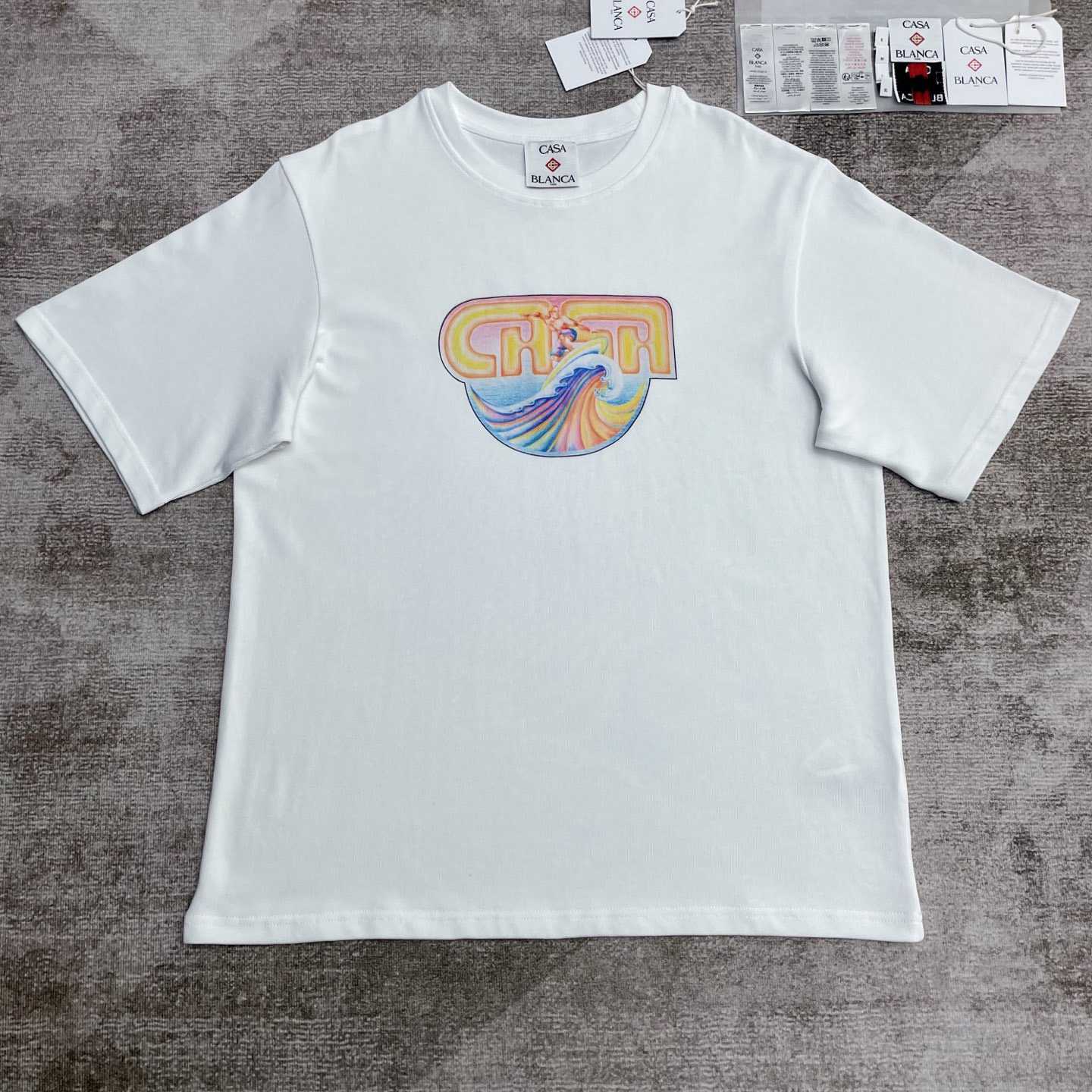 Casablanca Casa Surf T-Shirt   C989 - FashionPlug