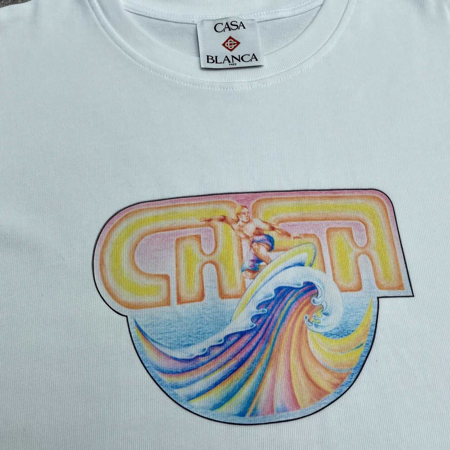 Casablanca Casa Surf T-Shirt   C989 - FashionPlug