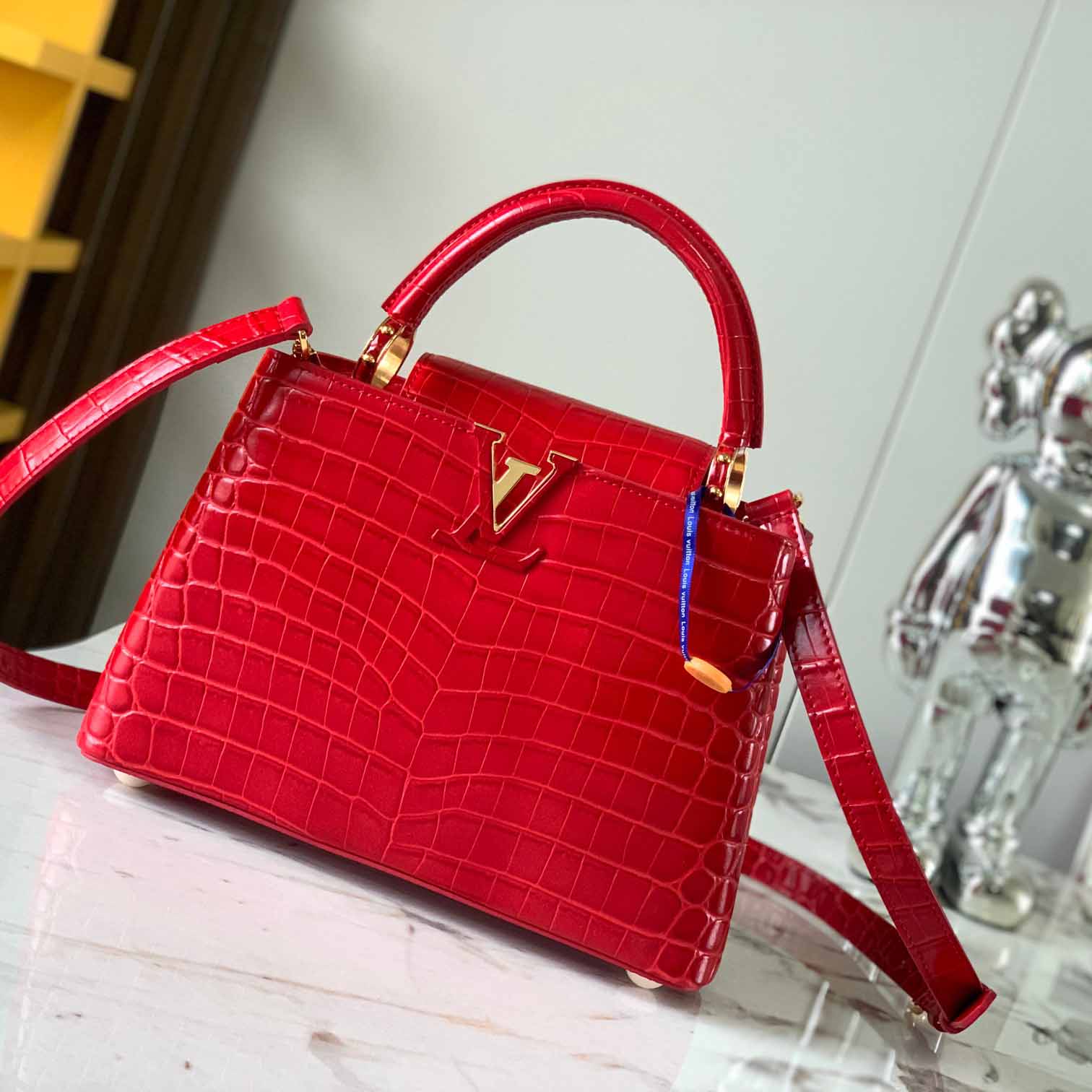 Louis Vuitton Capucines BB   N92173 (27 x 18x9cm) - FashionPlug