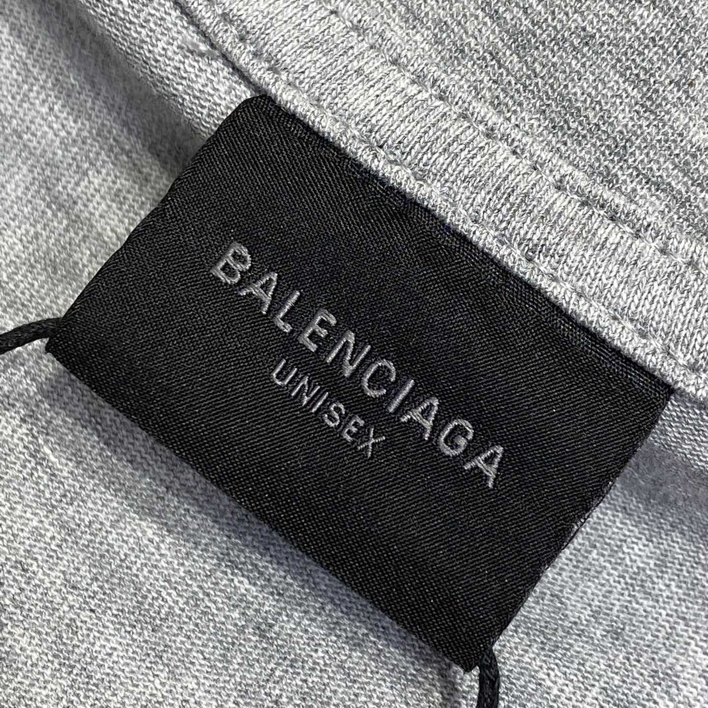 Balenciaga Hi There + Dripley Sleeveless T-Shirt In Heather Grey - FashionPlug