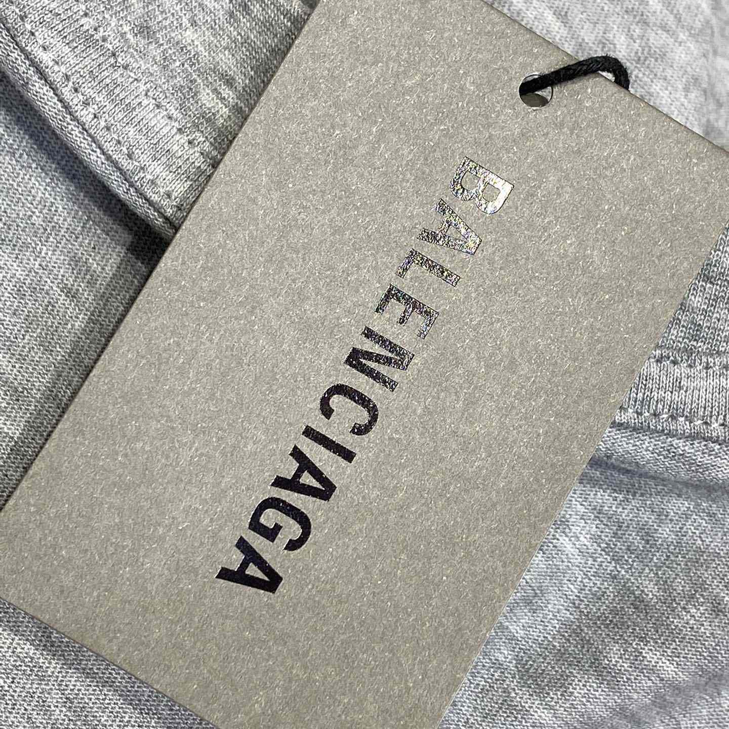 Balenciaga Hi There + Dripley Sleeveless T-Shirt In Heather Grey - FashionPlug