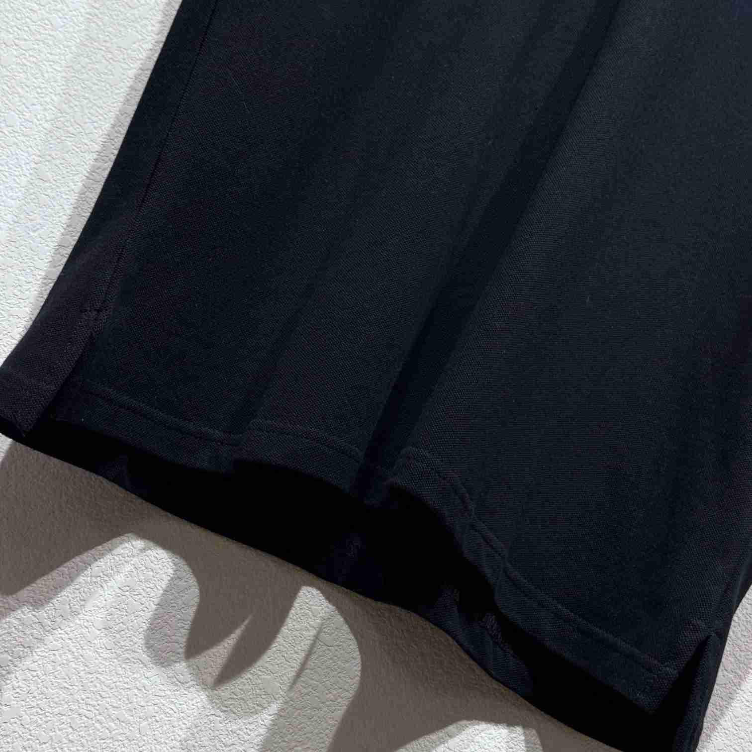 Saint Laurent Cassandre Polo Shirt In Striped Pique - FashionPlug