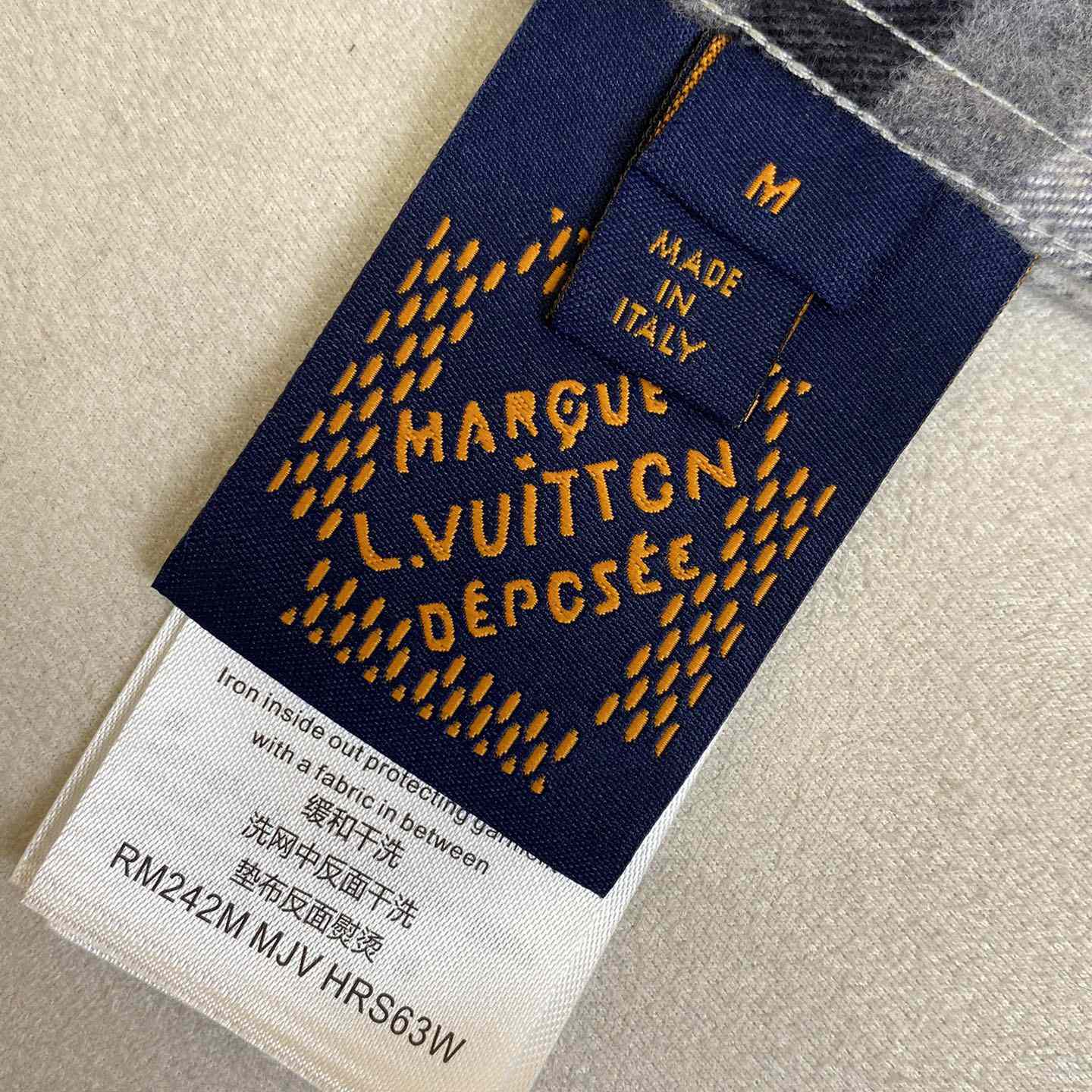 Louis Vuitton Long-Sleeved Cotton Flannel Shirt  1AFXST - FashionPlug