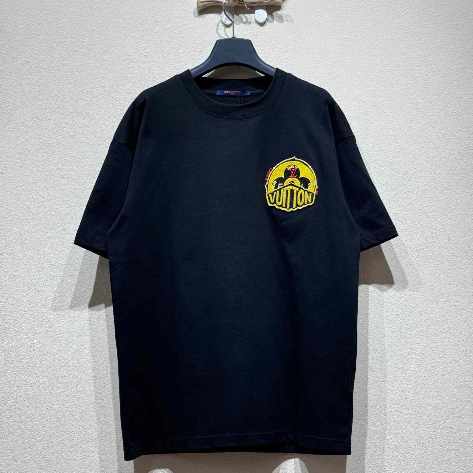Louis Vuitton Short-Sleeved Cotton Crewneck    - FashionPlug