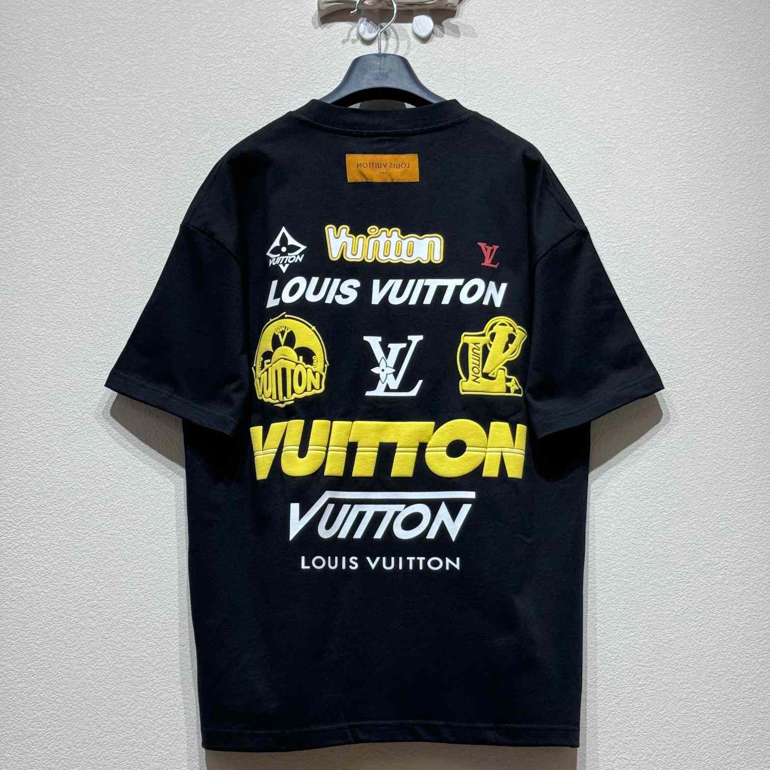 Louis Vuitton Short-Sleeved Cotton Crewneck    - FashionPlug