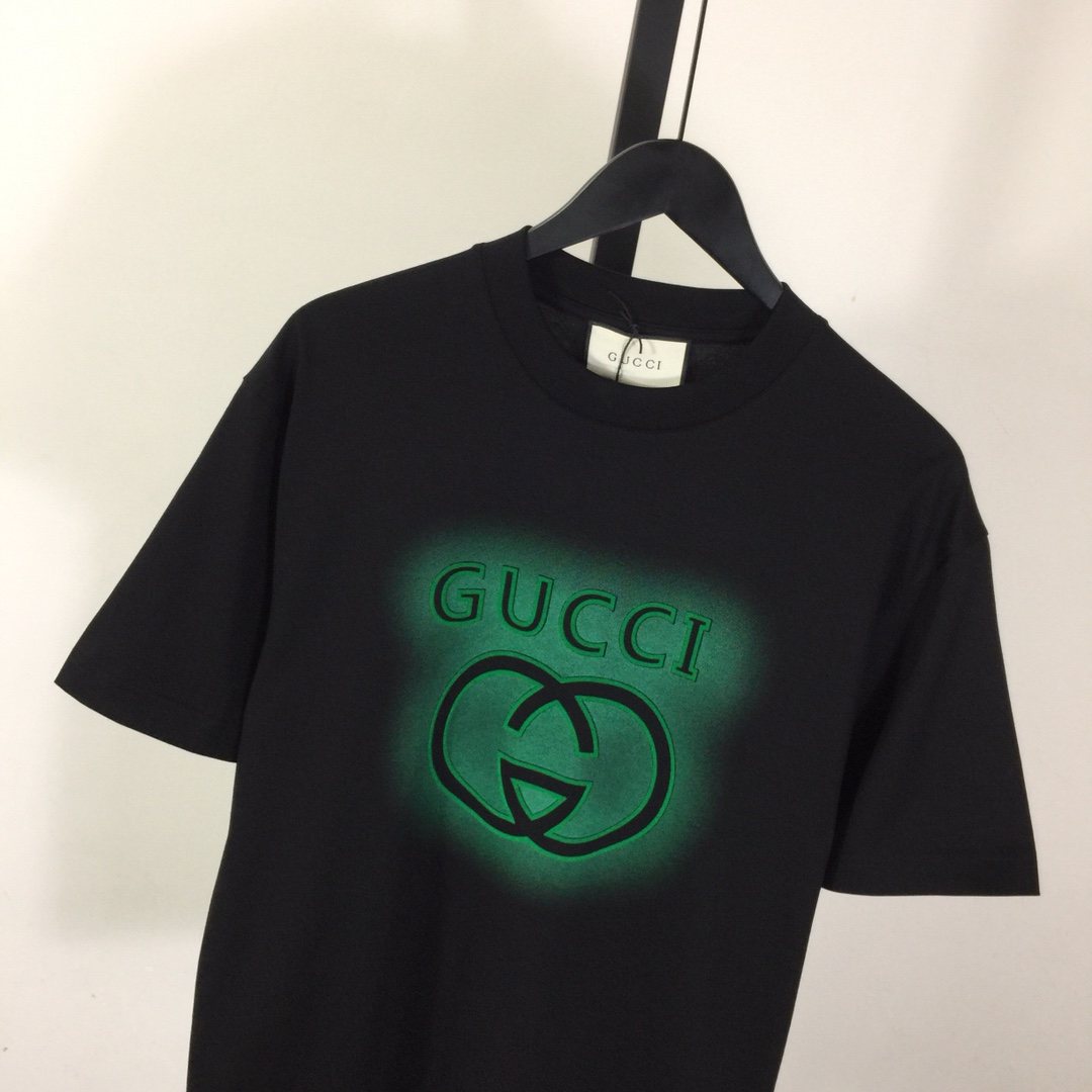 Gucci Printed Cotton Jersey T-shirt - FashionPlug