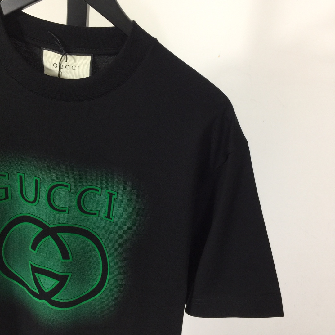 Gucci Printed Cotton Jersey T-shirt - FashionPlug