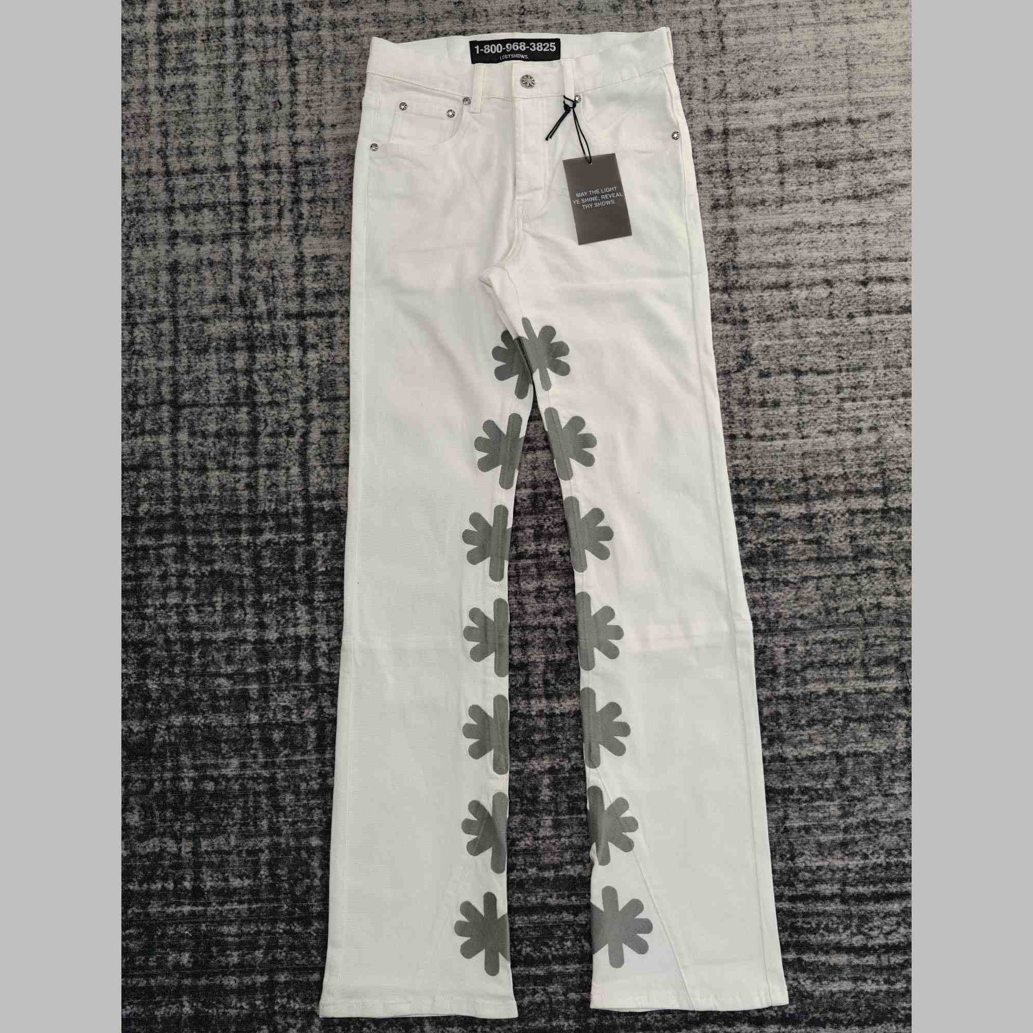 Lostshdws Denim Pants   706 - FashionPlug