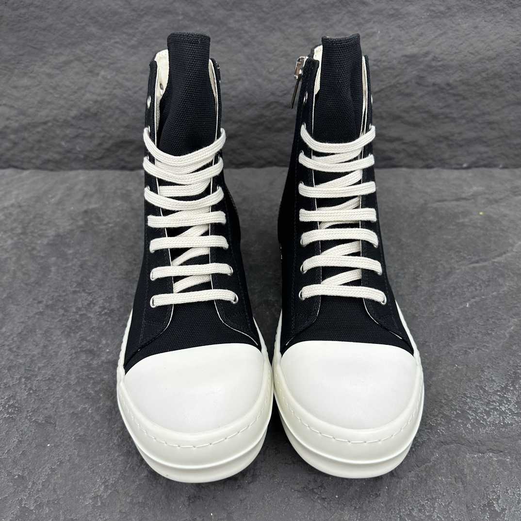 Rick Owens DRKSHDW high-top Cotton Sneakers  - FashionPlug