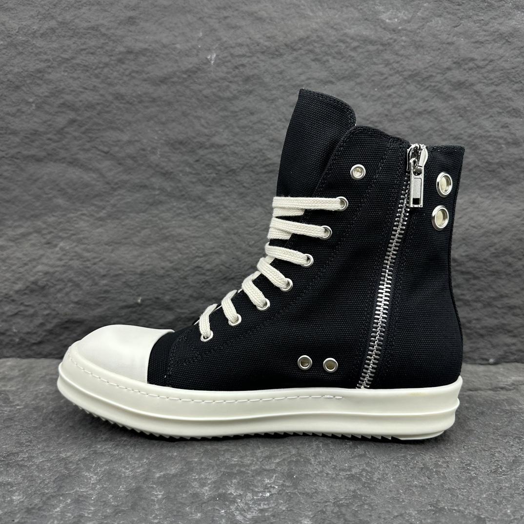 Rick Owens DRKSHDW high-top Cotton Sneakers  - FashionPlug
