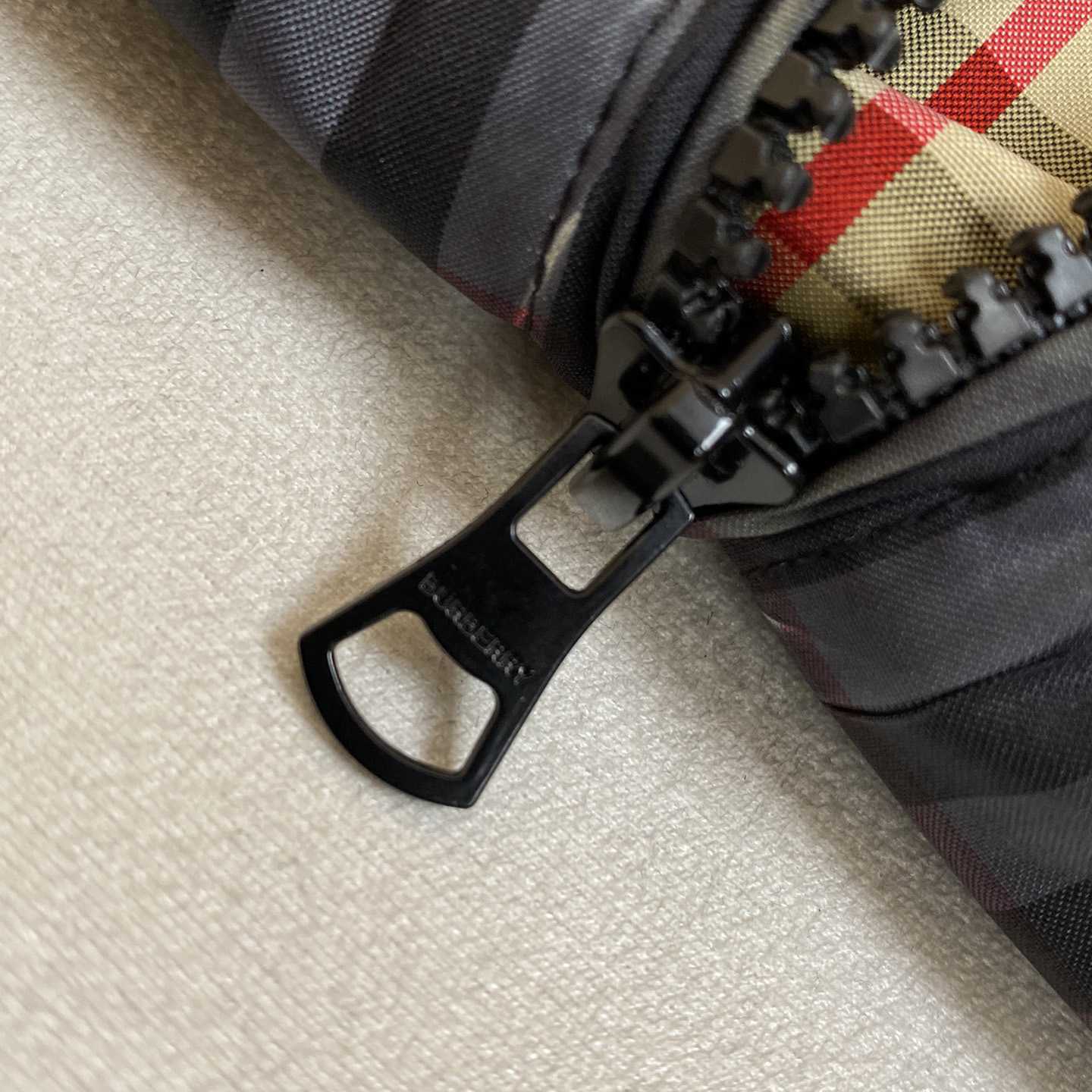 Burberry Sliced Check Hooded Jacket - FashionPlug
