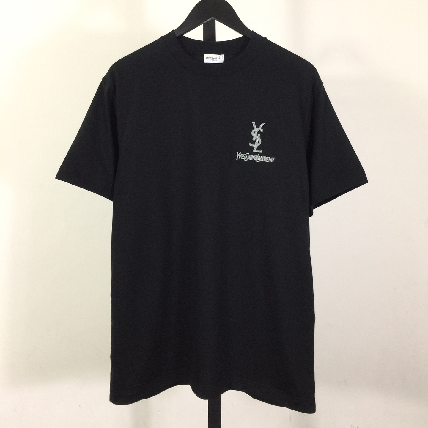 Saint Laurent Cotton-jersey T-shirt  - FashionPlug