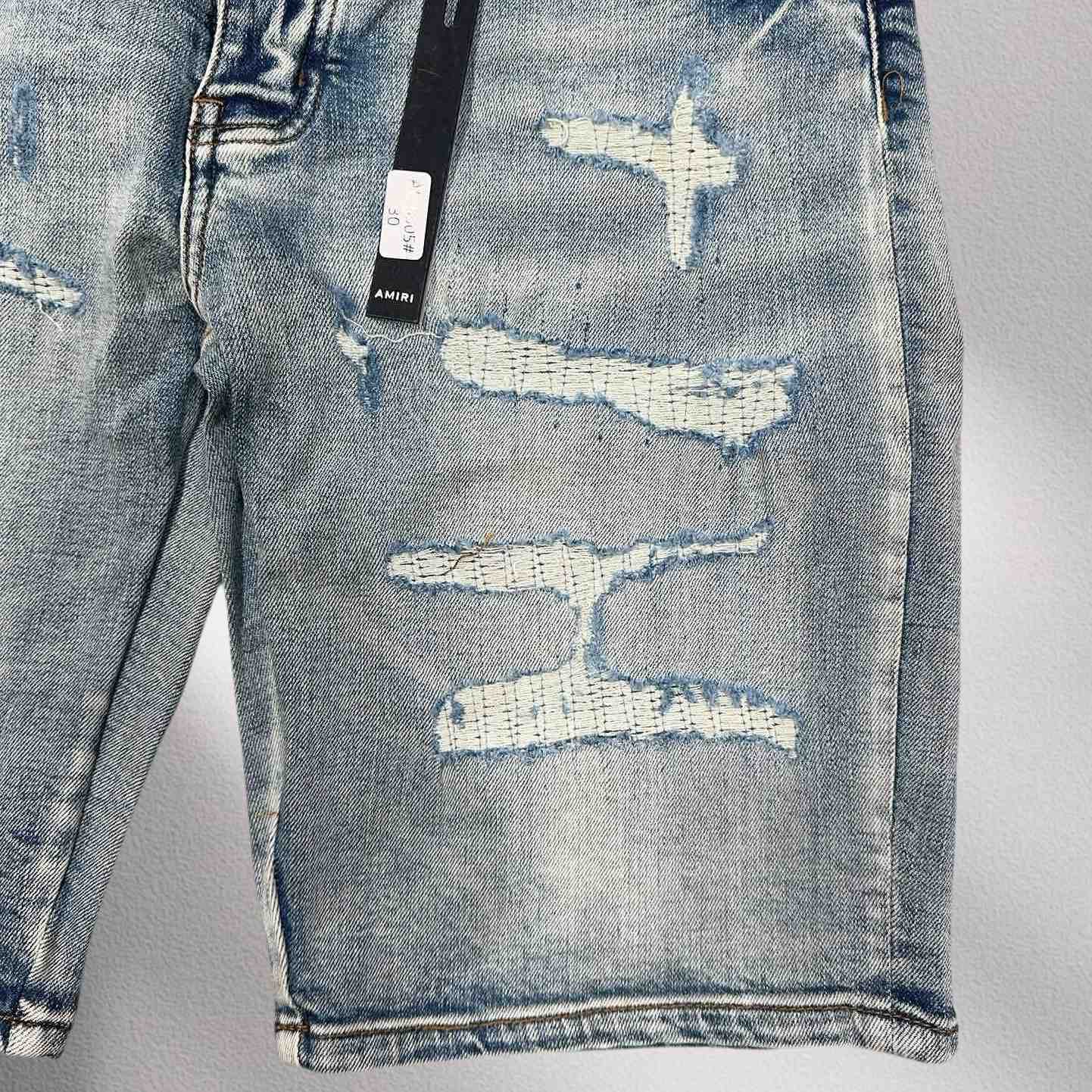 Amiri Denim Shorts     8005 - FashionPlug