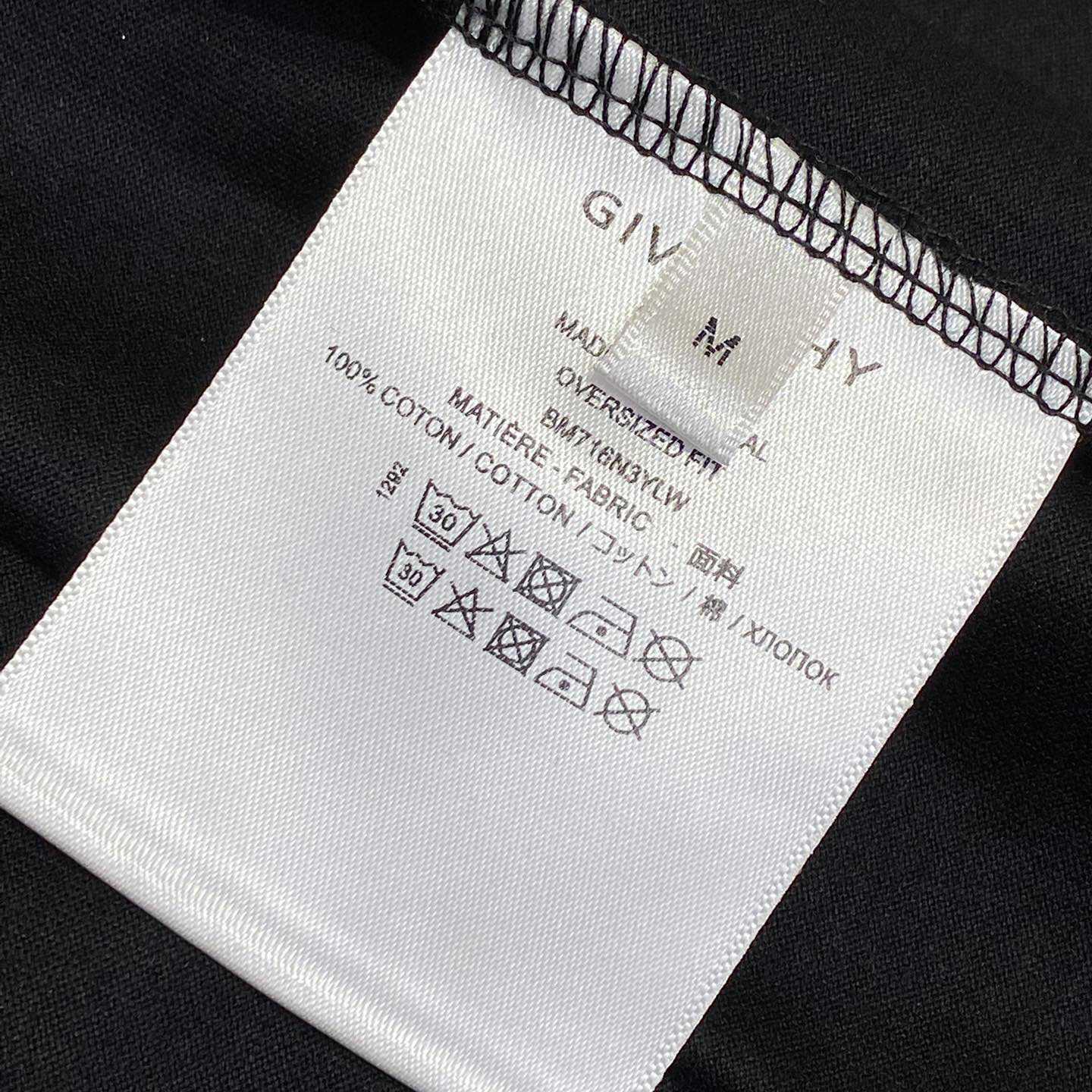 Givenchy T-shirt In Cotton With HG Embroidery - FashionPlug