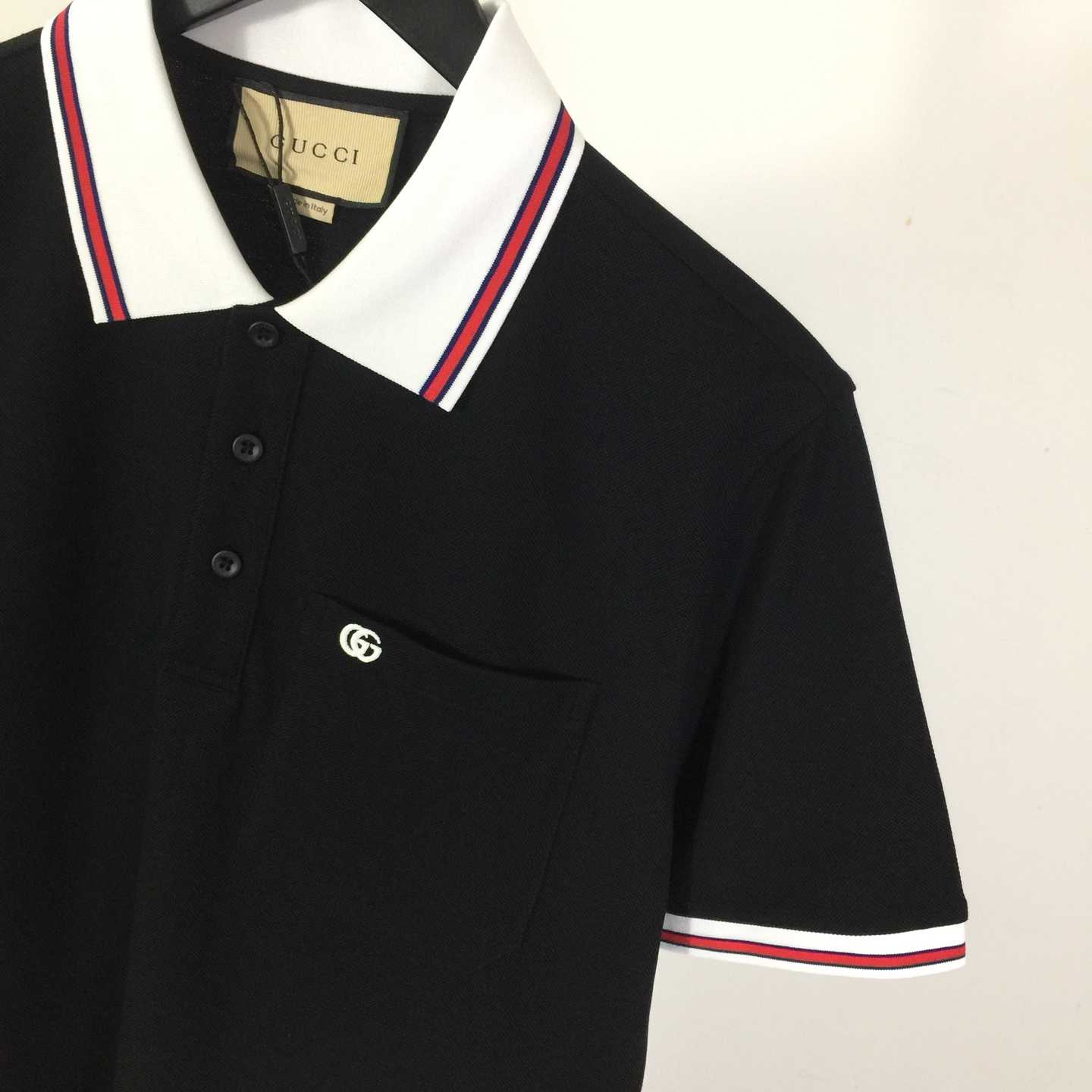 Gucci Polo Shirt With Double G - FashionPlug