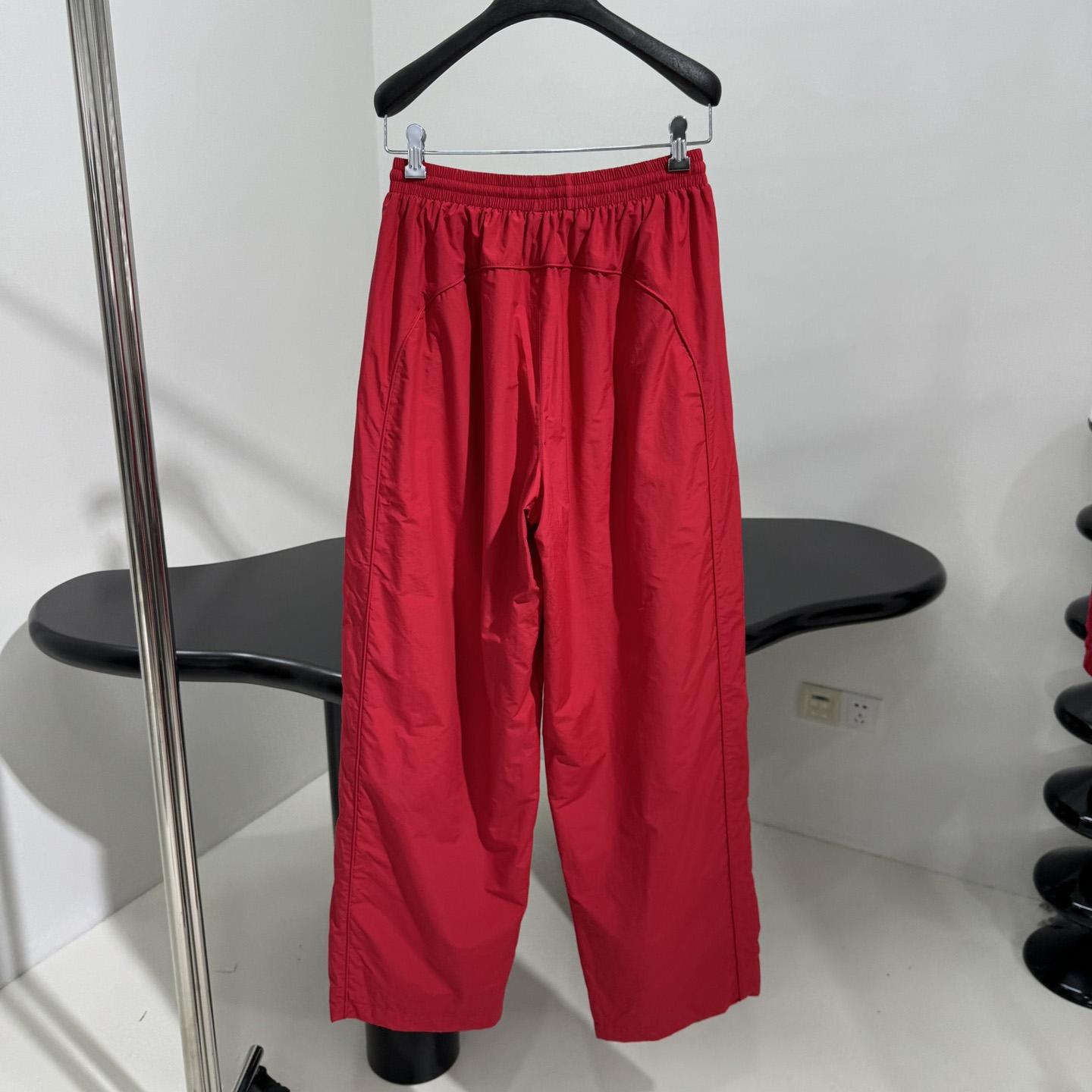 Balenciaga Paris Soccer Tracksuit Pant In Red - FashionPlug