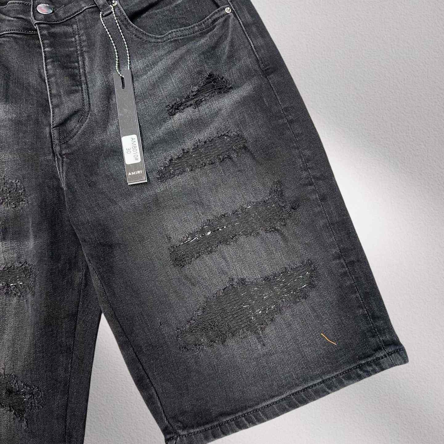 Amiri Denim Shorts     8010 - FashionPlug