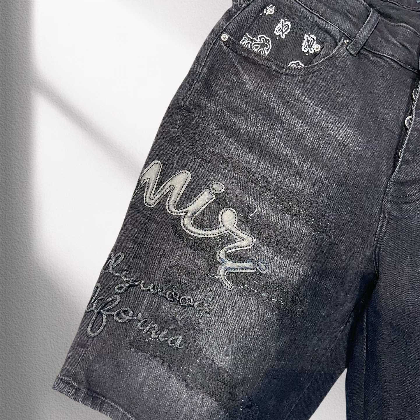 Amiri Denim Shorts     8010 - FashionPlug