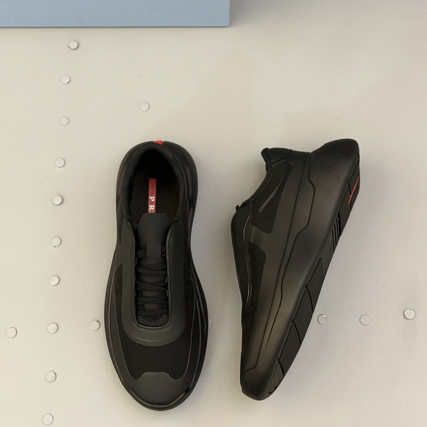 Prada America's Cup Re-Nylon And Bike Fabric Sneakers - FashionPlug