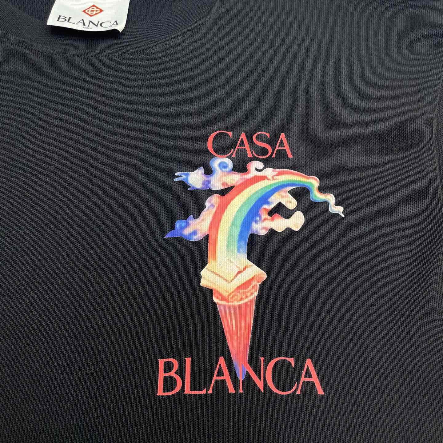 Casablanca Nature Teacher Printed Cotton T-Shirt   C951 - FashionPlug