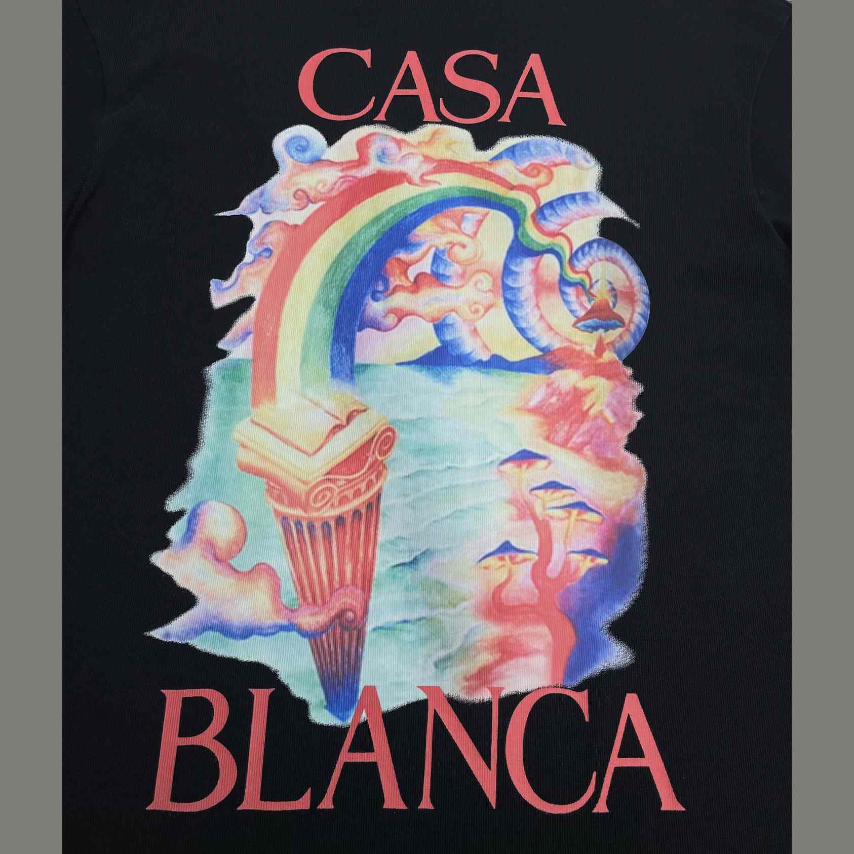Casablanca Nature Teacher Printed Cotton T-Shirt   C951 - FashionPlug