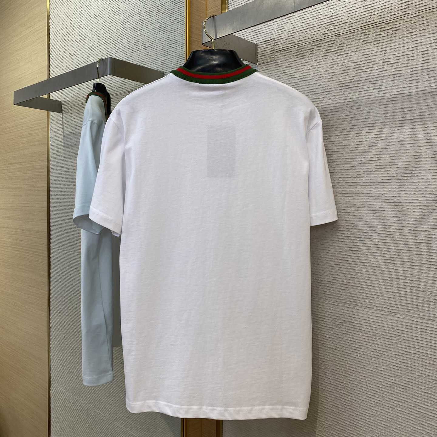 Gucci Jersey T-shirt With Web - FashionPlug