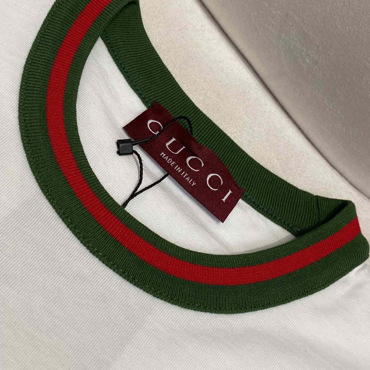 Gucci Jersey T-shirt With Web - FashionPlug