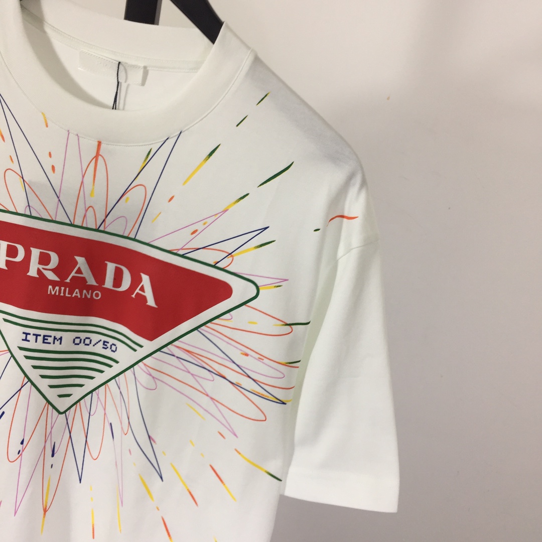 Prada Cotton T-Shirt - FashionPlug