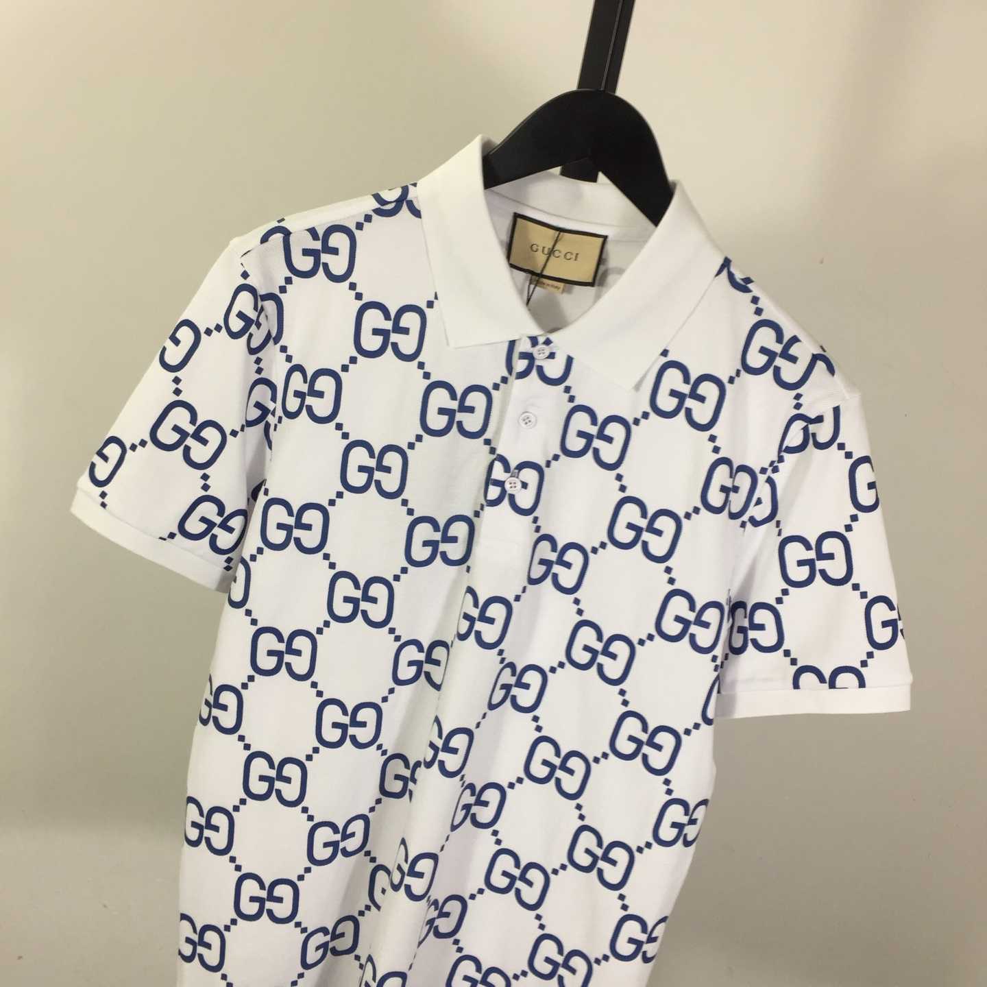 Gucci GG Jacquard Polo Shirt - FashionPlug