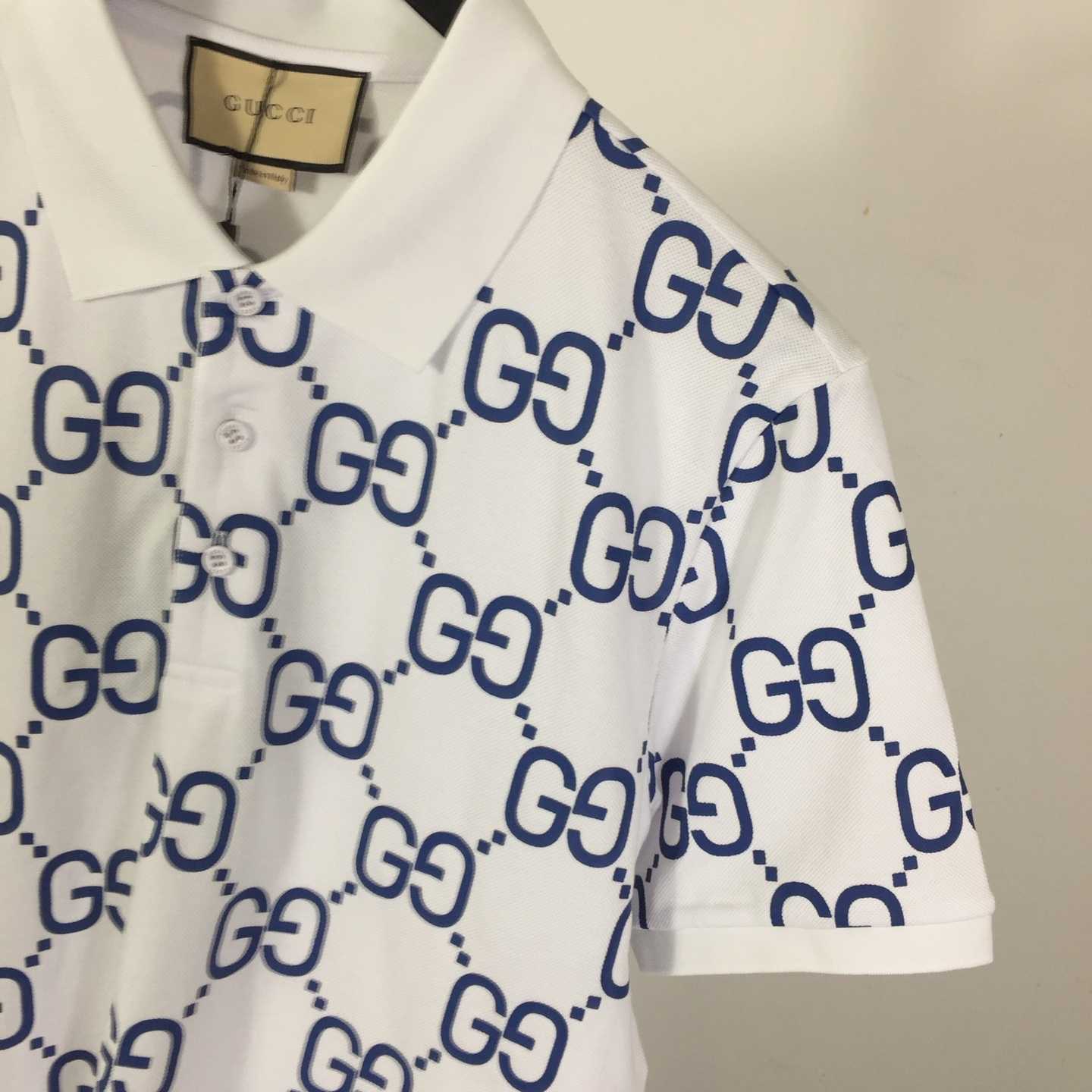 Gucci GG Jacquard Polo Shirt - FashionPlug