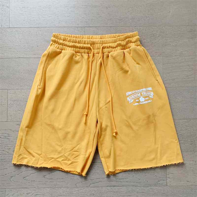 Denim Tears ADG Sweatpants Yellow - FashionPlug