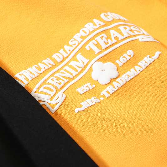 Denim Tears ADG Sweatpants Yellow - FashionPlug