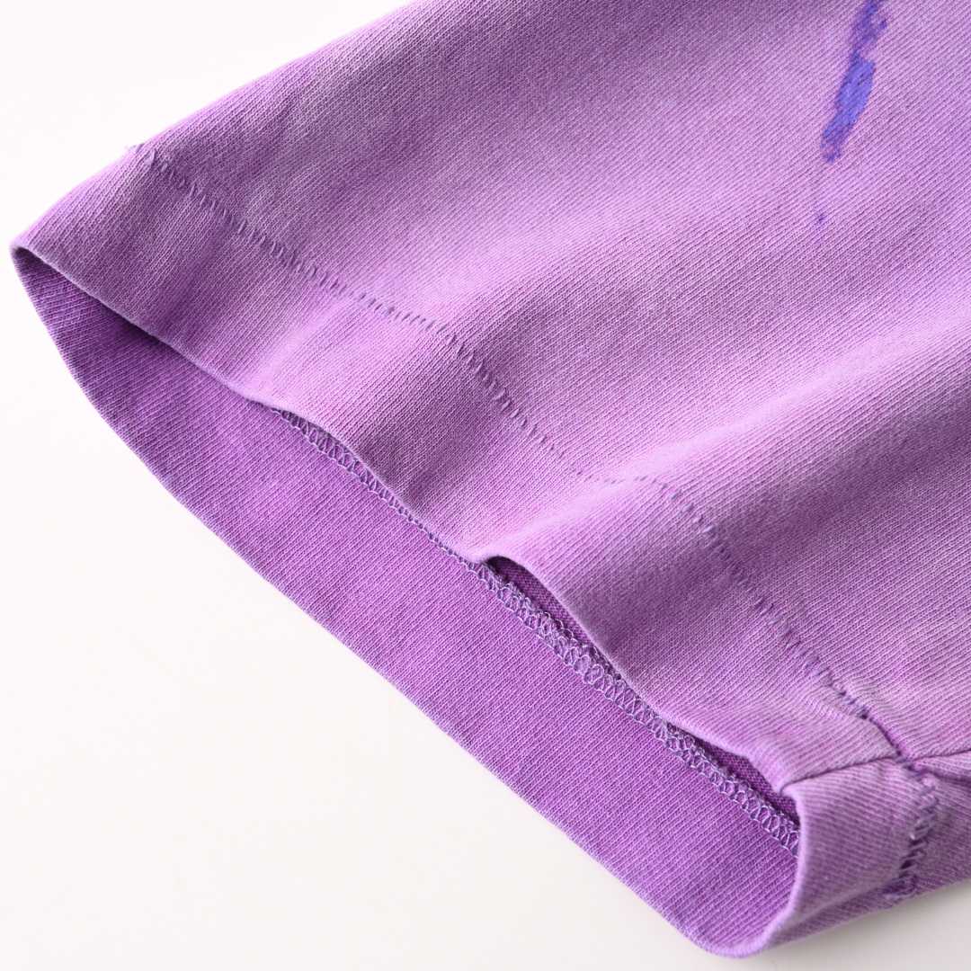 Gallery Dept. Vintage Logo Painted Tee 'Purple'  - FashionPlug